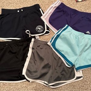 Various size 12 athletic girls  shorts adidas justice and Abercrombie